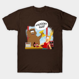 Bigfoot buys some Roadtrip Snacks T-Shirt